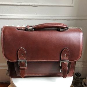 ONA Brown leather DSLR camera bag